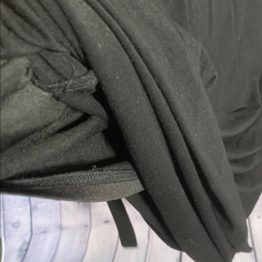 The Main Street Exchange Womens Short Sleeve Maxi Dress Black S Casual Minimal - Picture 4 of 7